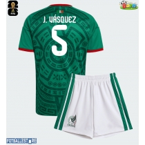Mexico Johan Vasquez #5 Hjemmedraktsett Barn VM 2026 Kortermet (+ Korte bukser)
